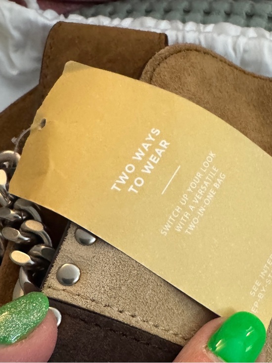 Michael Kors Patchwork Suede Shoulder Bag in Brown and Tan NEW WITH TAGS . - Picture 5 of 8